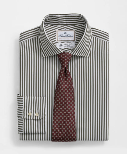 Brooks Brothers X Thomas Mason® Cotton English Collar, Striped Dress Shirt | Brooks Brothers sale