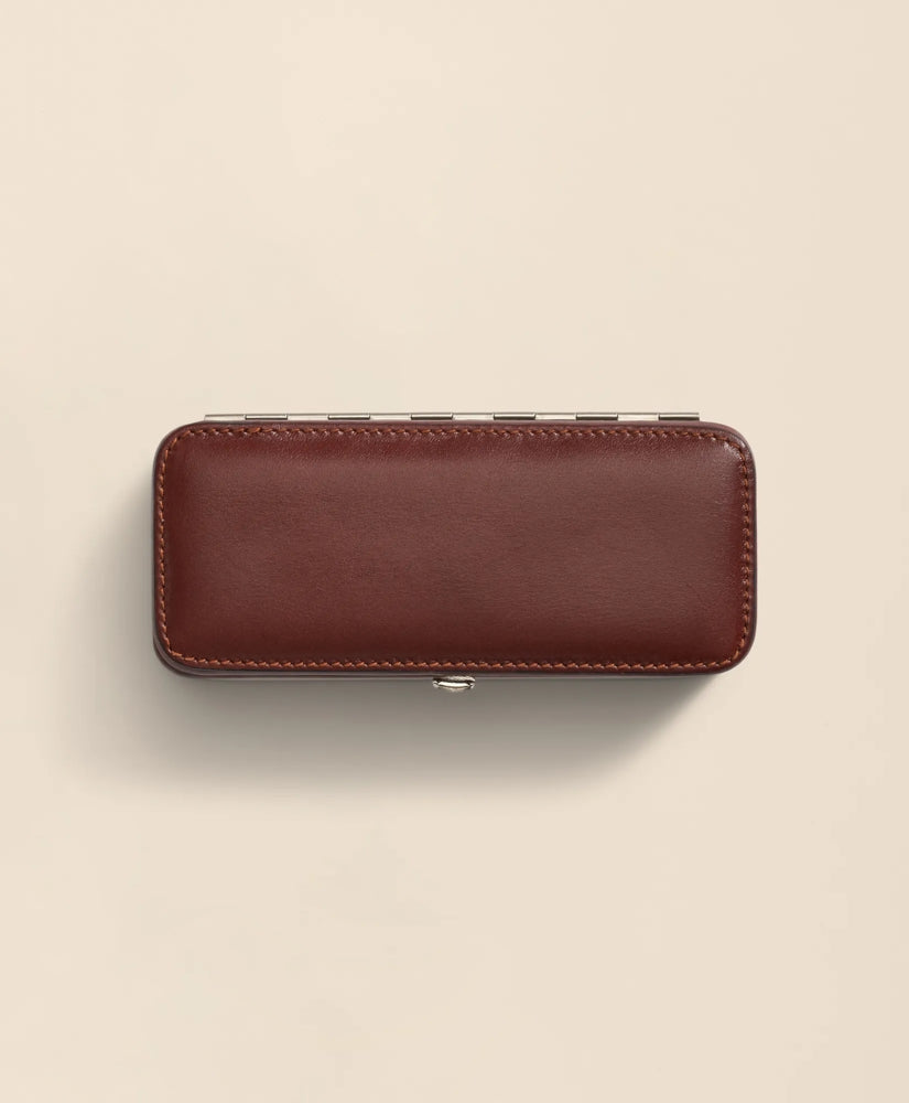 Travel Dominoes Game With Calfskin Case | Brooks Brothers for sale