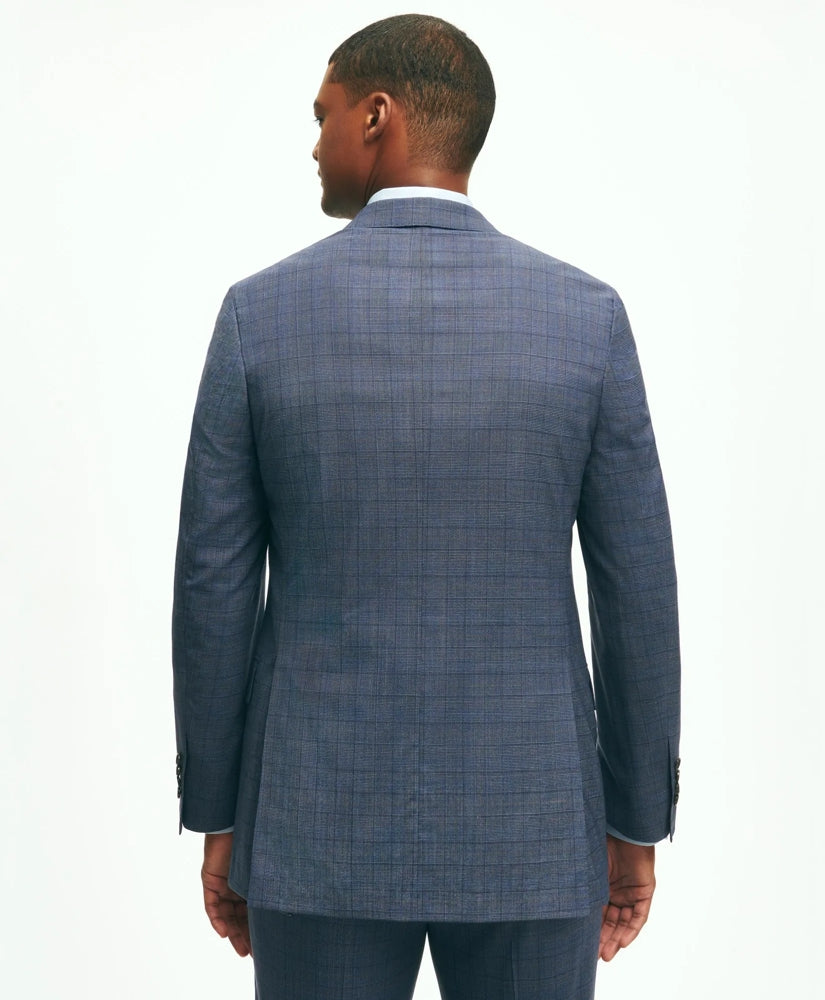 Classic Fit Wool Checked 1818 Suit | Brooks Brothers outlet