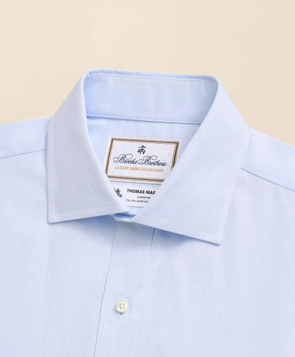 Brooks Brothers X Thomas Mason® Cotton Pinpoint Oxford English Collar Dress Shirt | Brooks Brothers on sale