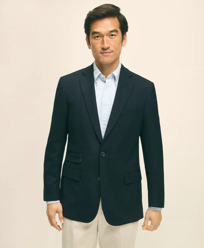 Classic Fit Stretch Wool Hopsack Blazer | Brooks Brothers on sale