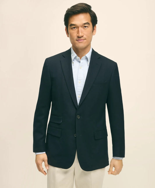 Classic Fit Stretch Wool Hopsack Blazer | Brooks Brothers on sale