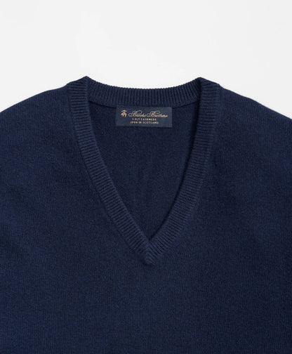Big & Tall 3-Ply Cashmere V-Neck Sweater | Brooks Brothers outlet