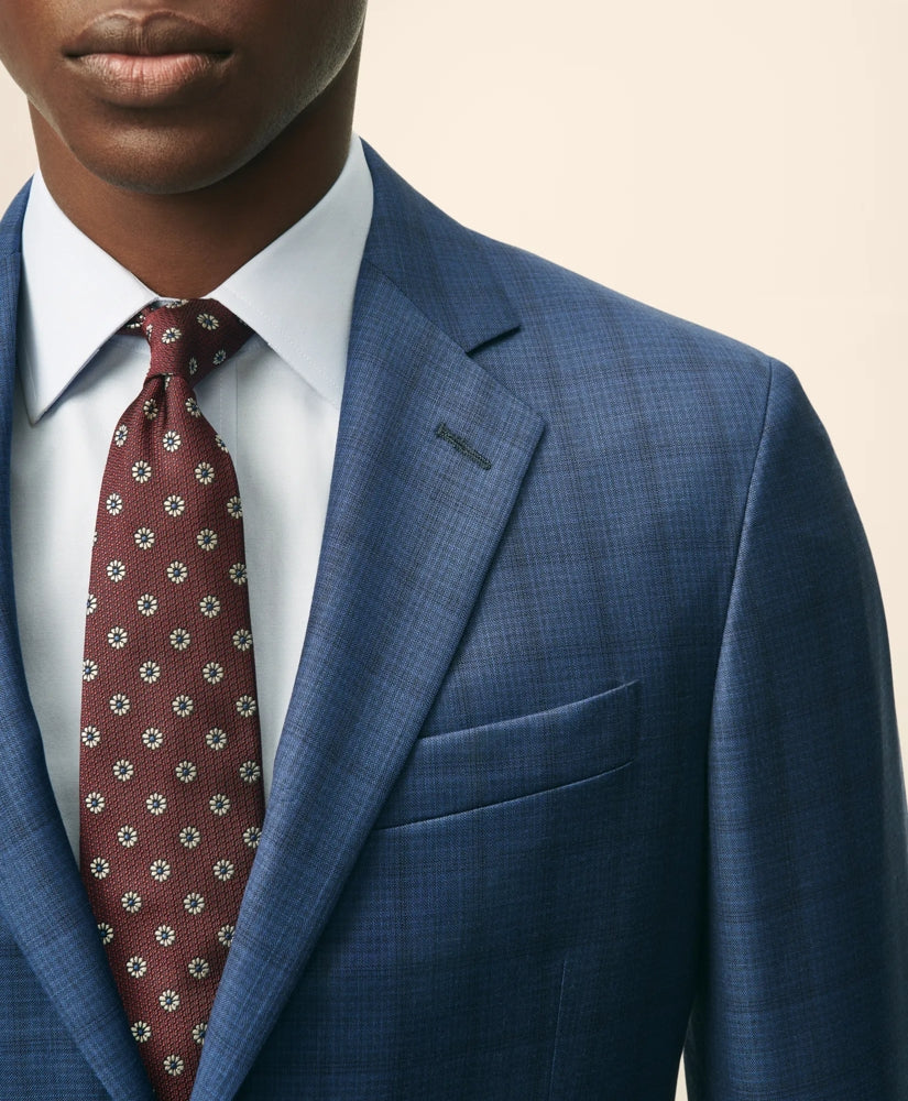American-Made Classic Fit Multi-Checked 1818 Suit | Brooks Brothers online shop