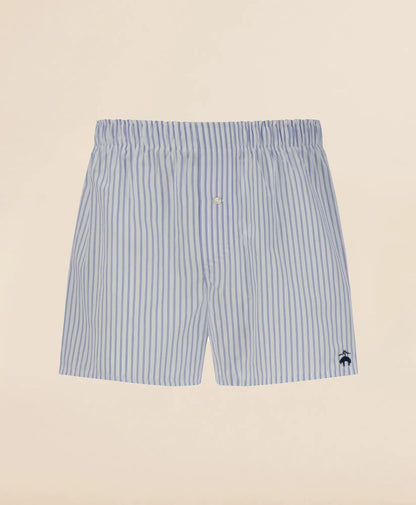 Slim Fit Cotton Broadcloth Striped Boxers | Brooks Brothers outlet