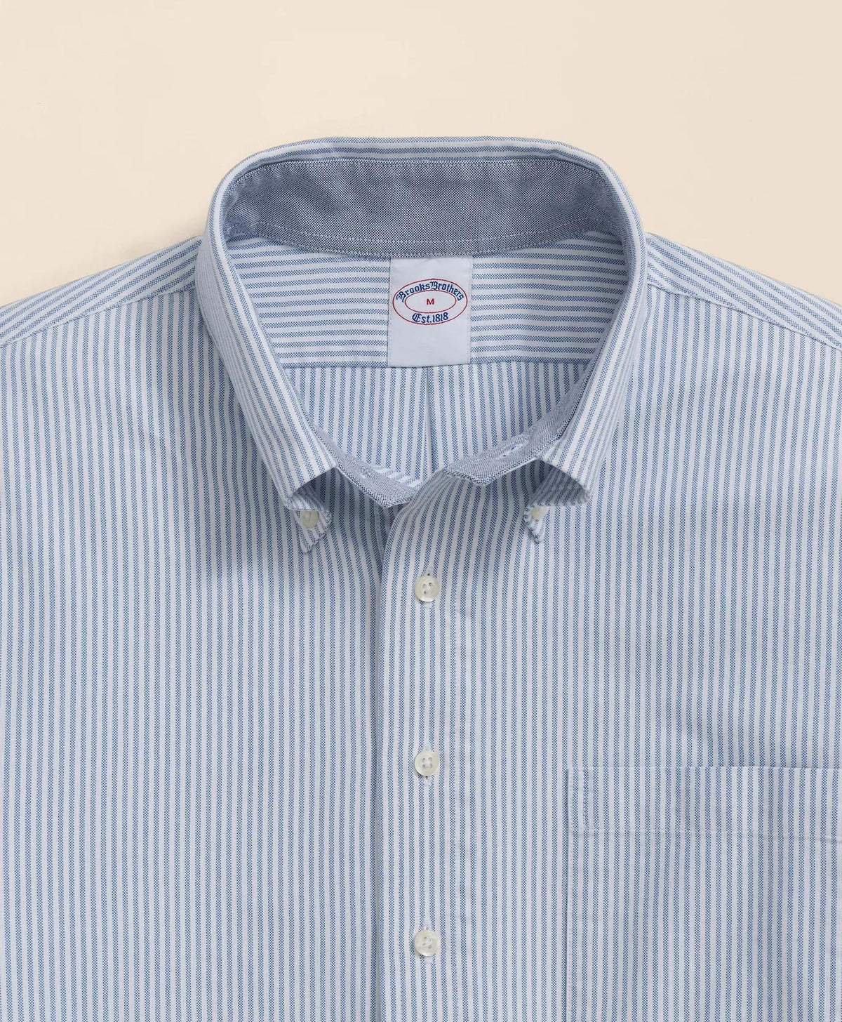 Friday Oxford Shirt, Striped Pop-Over | Brooks Brothers discount