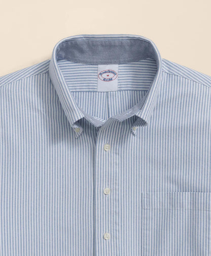Friday Oxford Shirt, Striped Pop-Over | Brooks Brothers discount