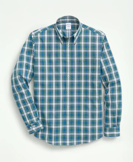 Friday Shirt, Poplin Tartan | Brooks Brothers on sale