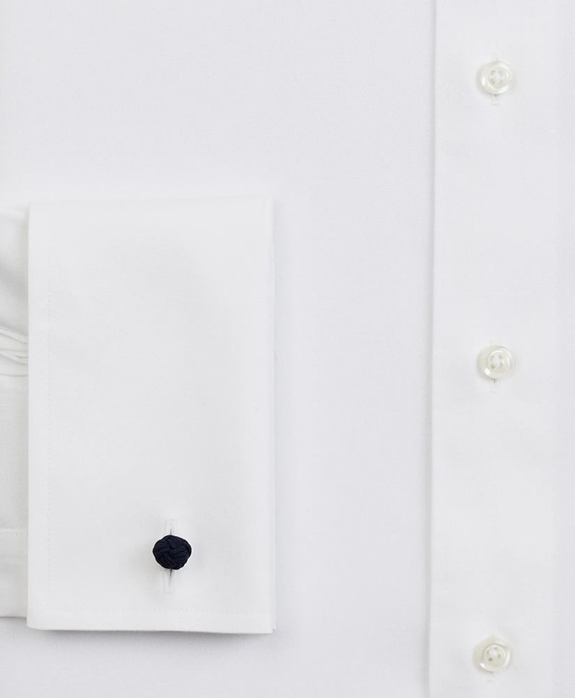 Stretch Supima® Cotton Non-Iron Pinpoint Oxford Ainsley Collar Dress Shirt | Brooks Brothers online shop