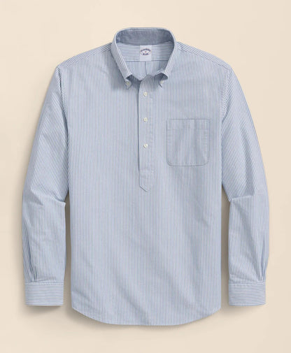 Friday Oxford Shirt, Striped Pop-Over | Brooks Brothers discount