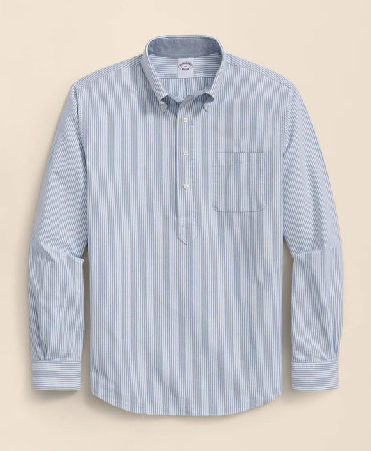 Friday Oxford Shirt, Striped Pop-Over | Brooks Brothers discount