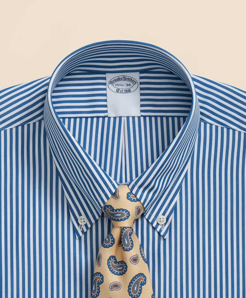 Pure Supima® Cotton Regular-Finish Polo Button Down Collar, Candy Stripe Dress Shirt | Brooks Brothers sale