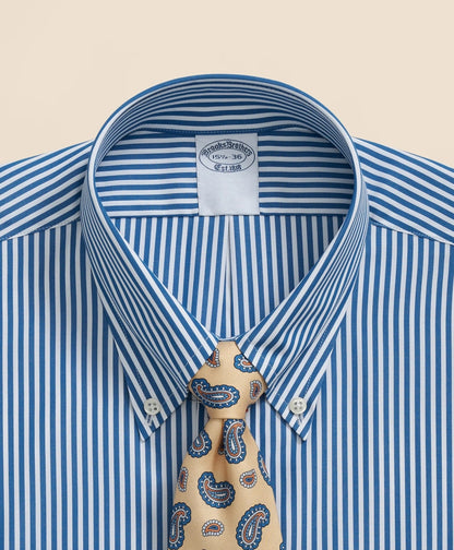 Pure Supima® Cotton Regular-Finish Polo Button Down Collar, Candy Stripe Dress Shirt | Brooks Brothers sale