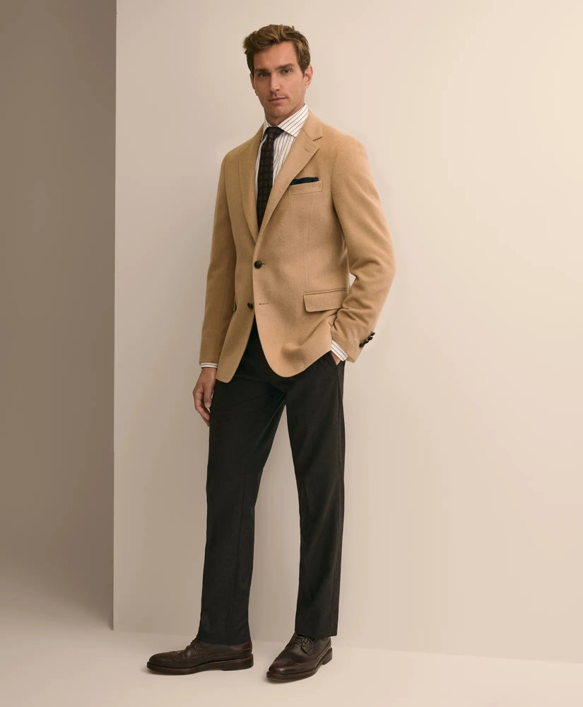 Classic Fit Camel Hair Twill 1818 Sport Coat | Brooks Brothers outlet