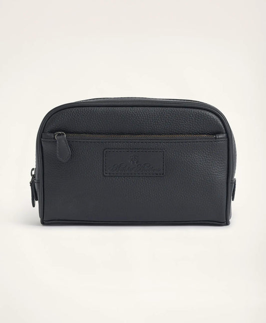 Pebbled Leather Dopp Kit | Brooks Brothers on sale