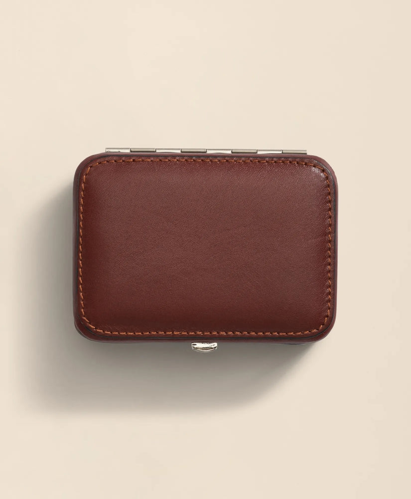 Travel Playing Cards With Calfskin Case | Brooks Brothers online shop