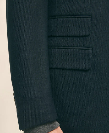 Slim Fit Stretch Wool Hopsack Blazer | Brooks Brothers on sale