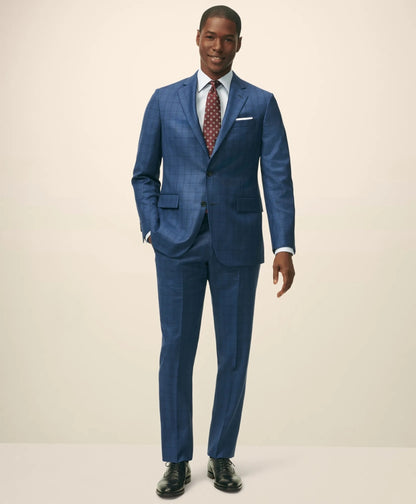 American-Made Classic Fit Multi-Checked 1818 Suit | Brooks Brothers online shop