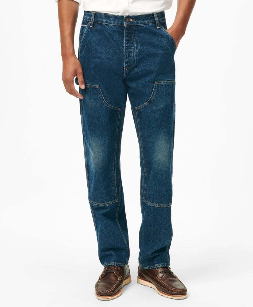 Cherry Street Selvedge Denim Carpenter Pants | Brooks Brothers discount