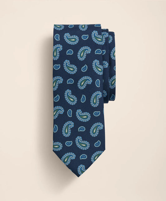 Silk Large Paisley Tie | Brooks Brothers on sale