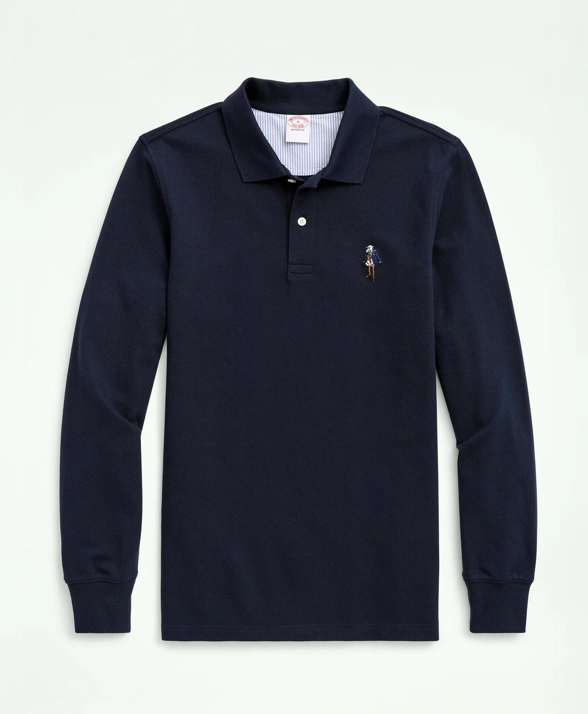 Henry Supima® Long-Sleeve Polo Shirt | Brooks Brothers on sale