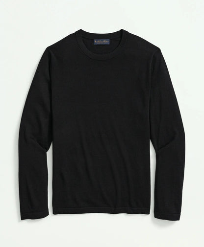 Lightweight Luxe All-Season Sweater, Crewneck | Brooks Brothers discount