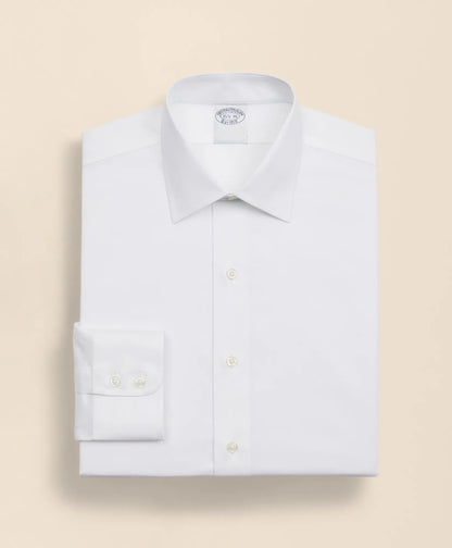 Stretch Supima® Cotton Non-Iron Twill Ainsley Collar Dress Shirt | Brooks Brothers on sale