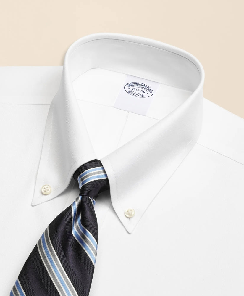 Stretch Supima® Cotton Non-Iron Pinpoint Oxford Button-Down Collar Dress Shirt | Brooks Brothers for sale