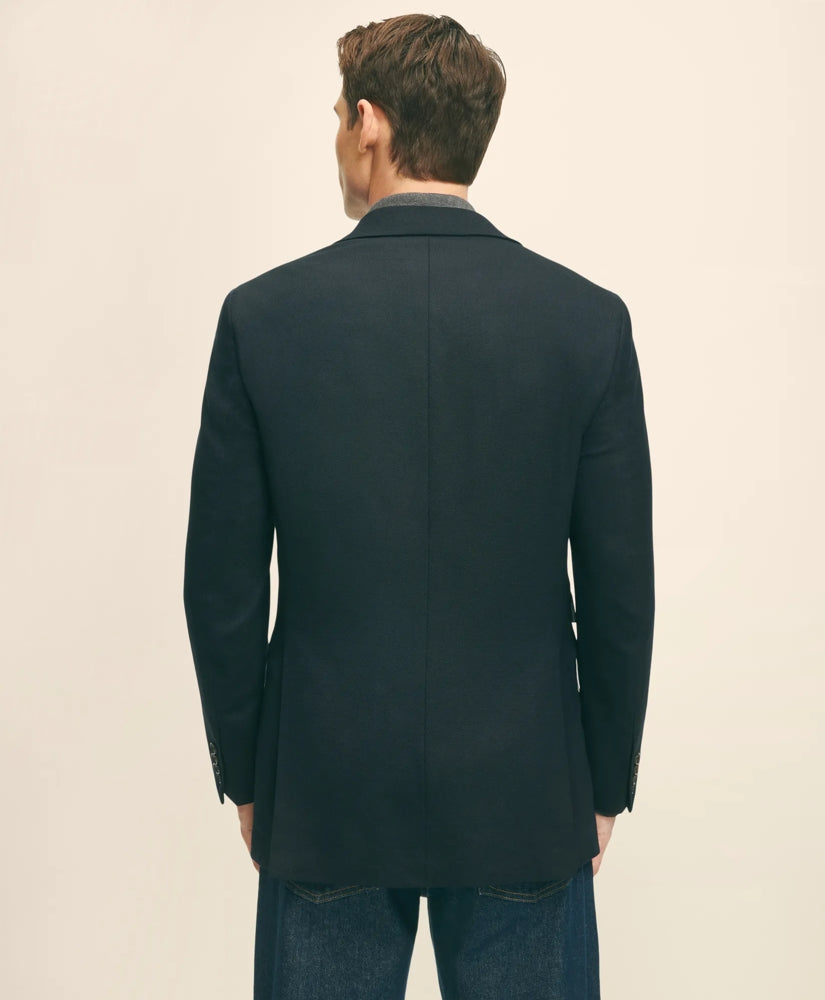 Slim Fit Stretch Wool Hopsack Blazer | Brooks Brothers on sale