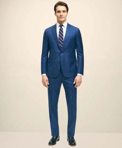 Classic Fit Wool Sharkskin 1818 Suit | Brooks Brothers online