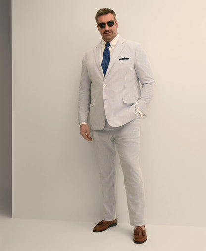 Big & Tall Cotton Seersucker Pants | Brooks Brothers sale