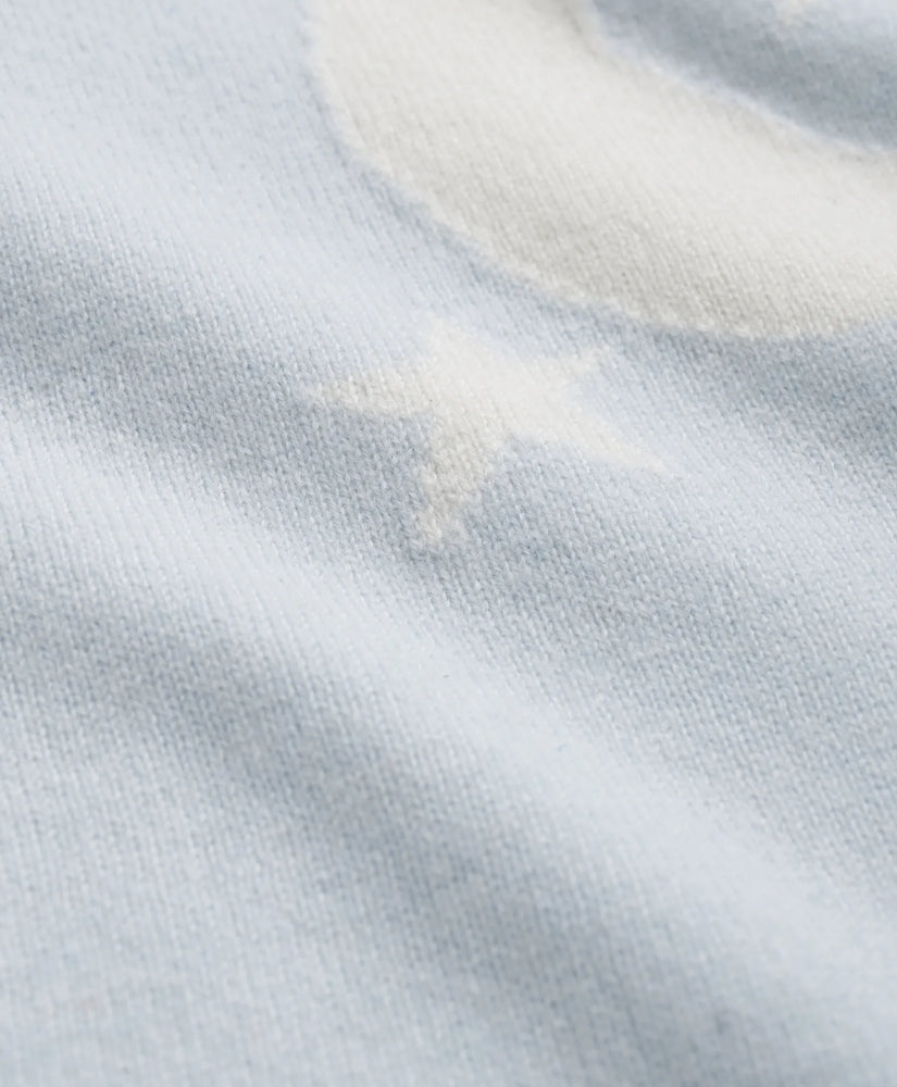 Cashmere Moon Motif Onesie | Brooks Brothers on sale