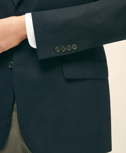 Traditional Fit Stretch Wool Hopsack Blazer | Brooks Brothers discount