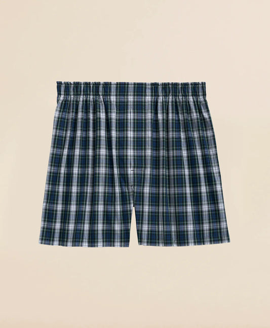 Cotton Poplin Tartan Boxers | Brooks Brothers outlet
