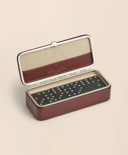 Travel Dominoes Game With Calfskin Case | Brooks Brothers for sale