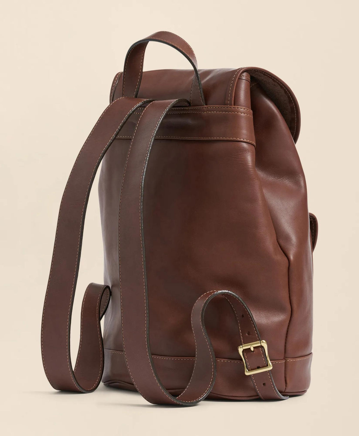 Leather Drawstring Backpack | Brooks Brothers online