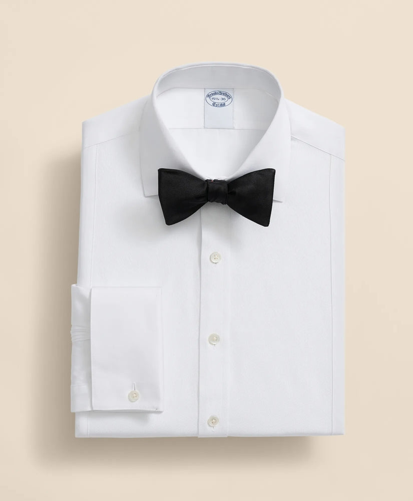 Supima® Cotton Poplin English Collar, Pique Bib Tuxedo Shirt | Brooks Brothers on sale