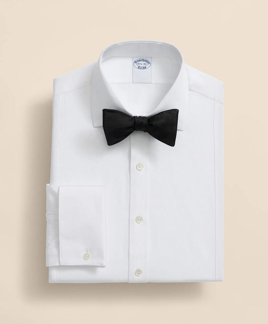 Supima® Cotton Poplin English Collar, Pique Bib Tuxedo Shirt | Brooks Brothers on sale
