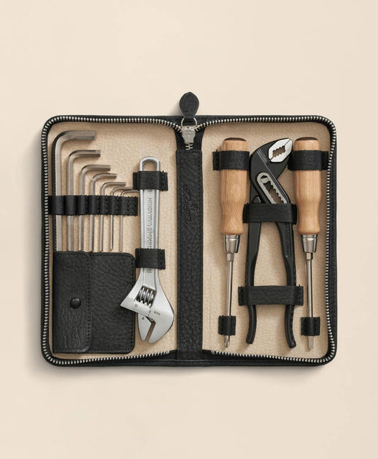 Genuine Leather Case Car Tool Kit | Brooks Brothers outlet
