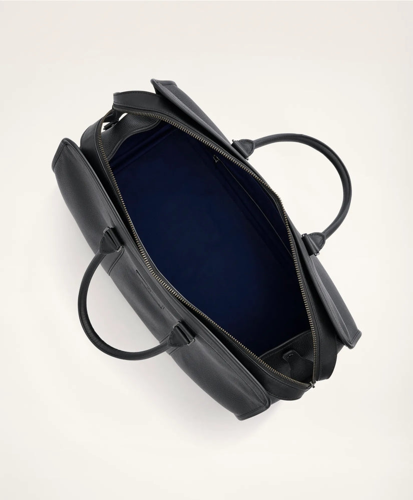 Pebbled Leather Duffel Bag | Brooks Brothers discount