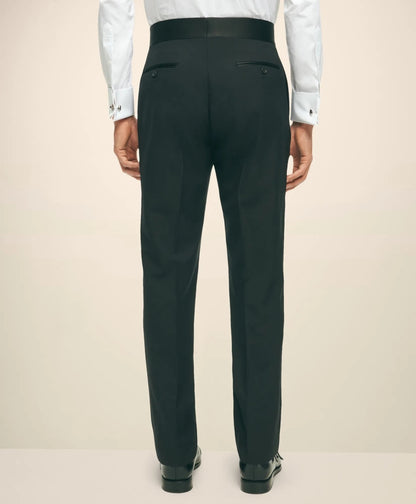 Black Fleece Tuxedo Pants in Wool-Silk | Brooks Brothers online