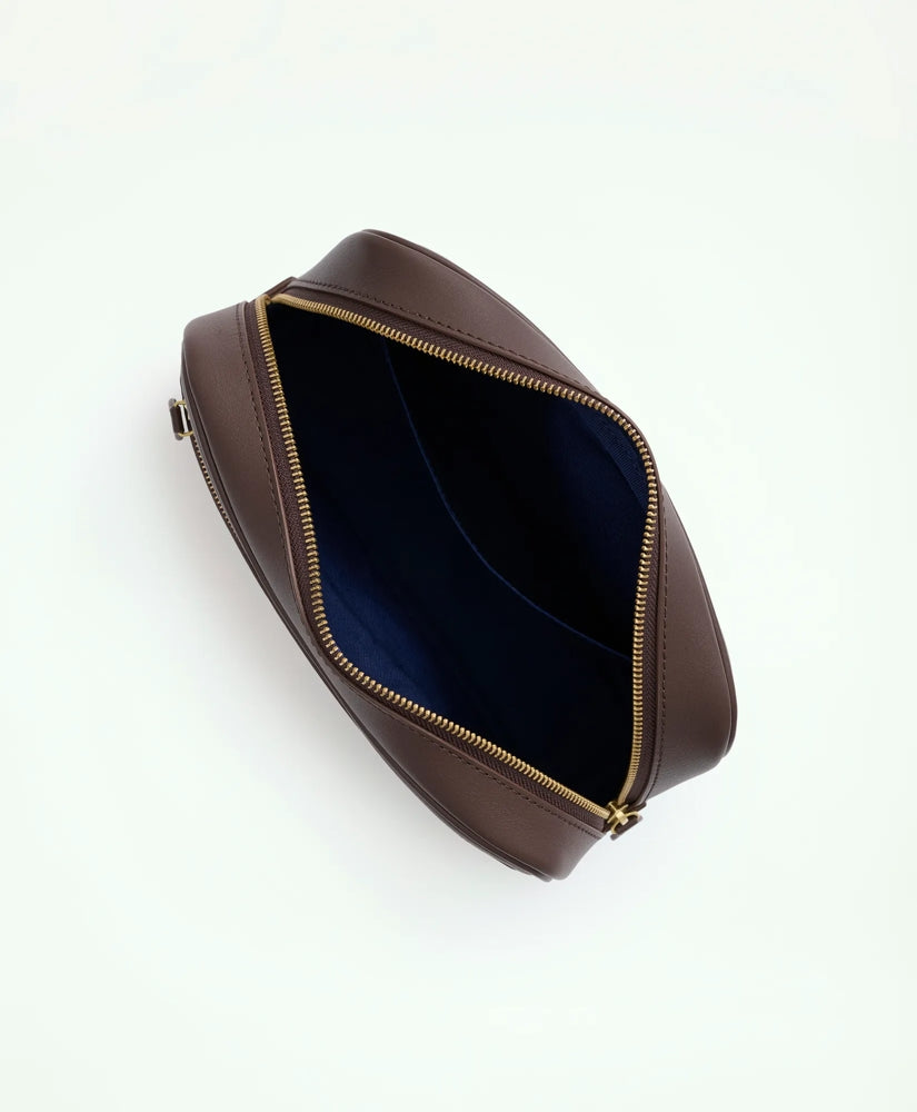 Large Leather Dopp Kit | Brooks Brothers sale