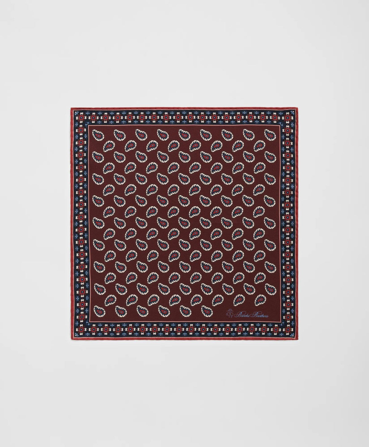 Paisley Silk Pocket Square | Brooks Brothers online shop