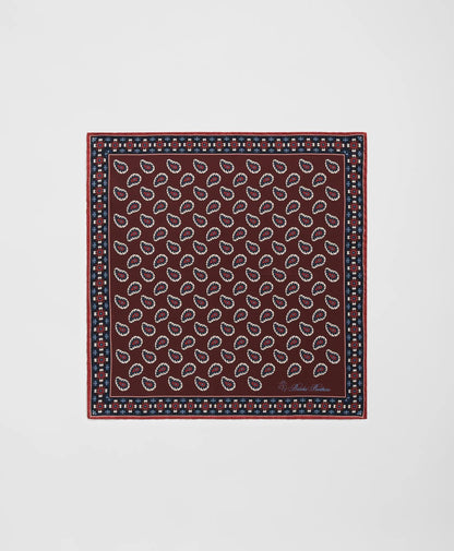 Paisley Silk Pocket Square | Brooks Brothers online shop