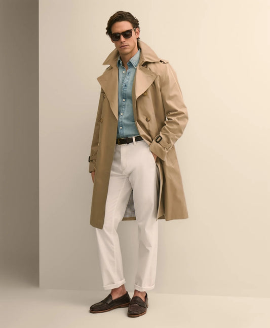 Supima® Cotton Gabardine Trench Coat | Brooks Brothers online
