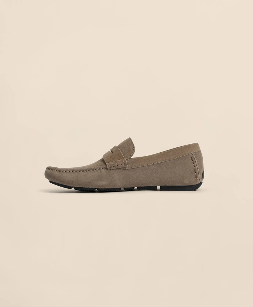 Jefferson Suede Driving Moccasins | Brooks Brothers sale
