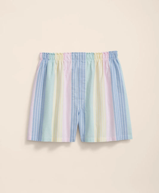 Cotton Broadcloth Multi-Archive Stripe Boxers | Brooks Brothers online