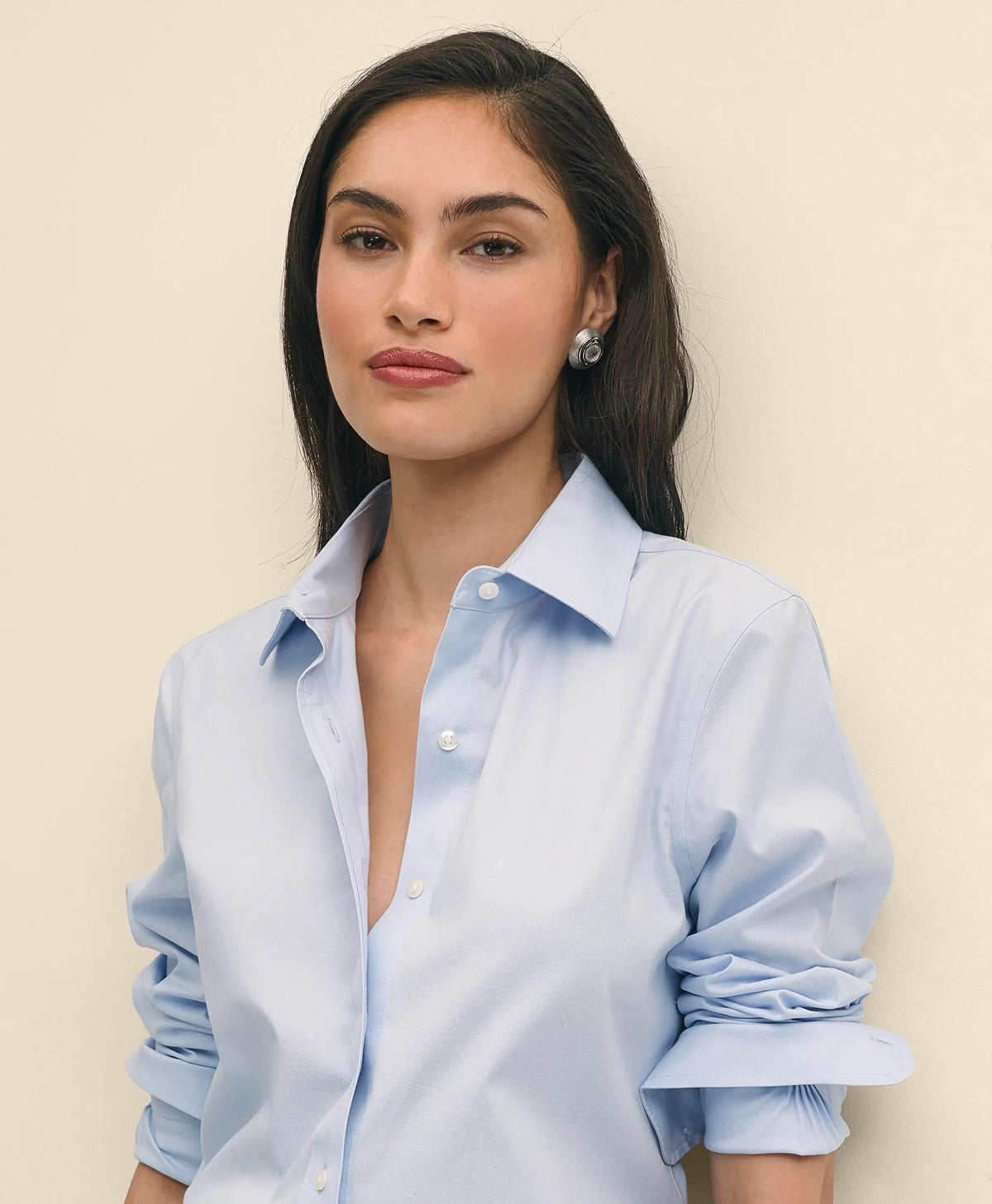 Classic-Fit Non-Iron Stretch Supima® Cotton Dress Shirt | Brooks Brothers online shop