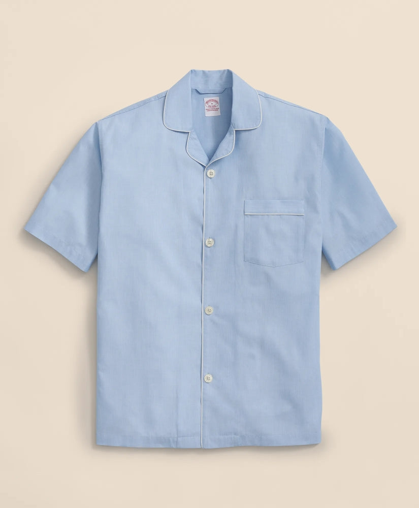 Cotton Broadcloth Short Pajamas | Brooks Brothers outlet