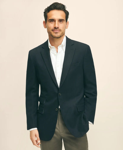 Traditional Fit Stretch Wool Hopsack Blazer | Brooks Brothers discount